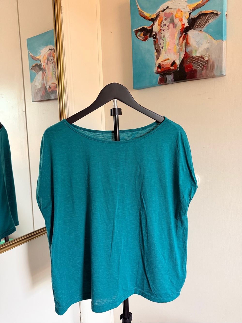 Emery Rose Women’s Teal Top – Size Small